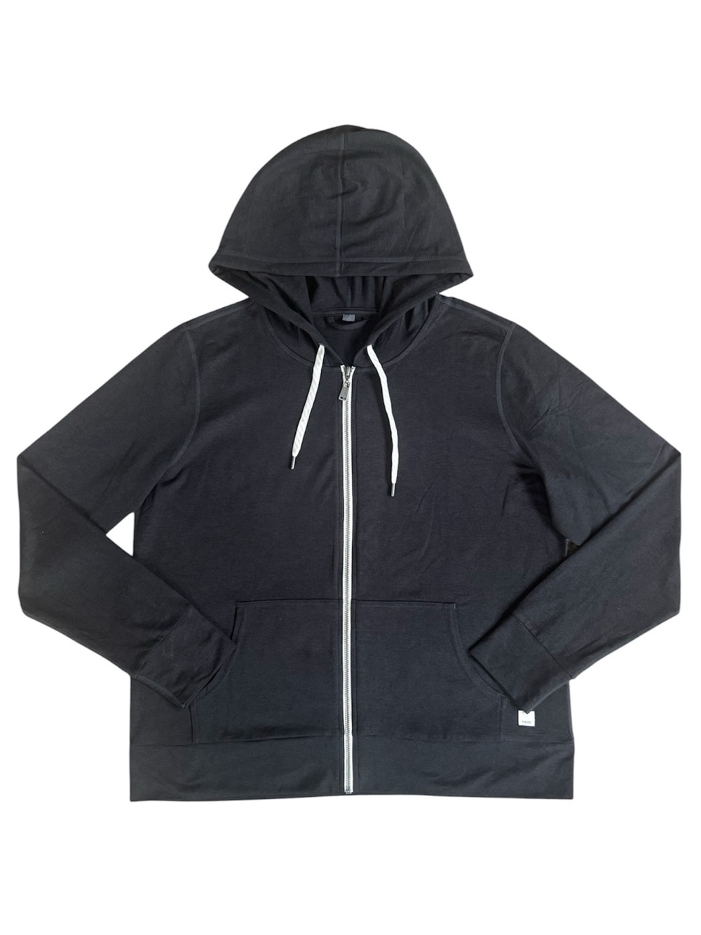 Vuori Halo Performance Hoodie 2.0 Full Zip Black Heather Women’s Size XL VW268